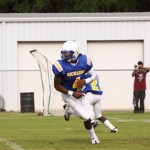 QB/DB Terry Johnson #4 rolling out