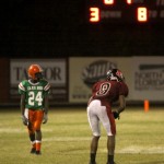 NFC Travis Blanks #8 and FAMU Leonard Barrington #24