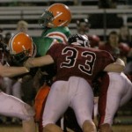 LB Josh Majors  NFC on the tackle