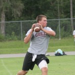 Chiles QB looking down field