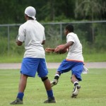Receiver looking up field