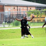 West Gadsden Receiver in the endzone