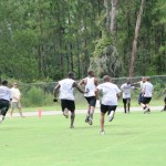 Wakulla receivers waiting on the ball