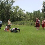 Wakulla and East gadsden lineman battle in strap pull