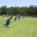 Taylor County receivers attacking Florida High