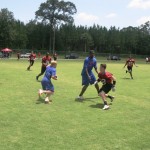 Taylor County receiver making move on Florida High defender