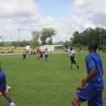 Florida High QB making pass against Taylor County