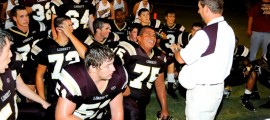Seen here after an exciting win over visiting Graceville, Liberty County head coach Grant Grantham will look to improve on their 3-1 record.