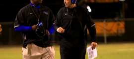 Head coach Ronnie Cottrell (right) seen here with defensive coordinator Bryan Williams (left) will look to make a big statement in a playoff re-match against Wakulla.